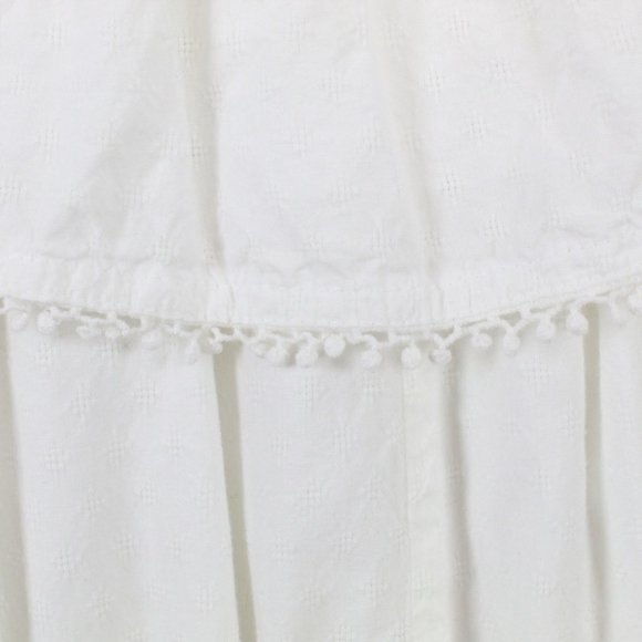 Cotton Ruffle Top Sleeveless Summer Dress Size M-L - Picture 7 of 11